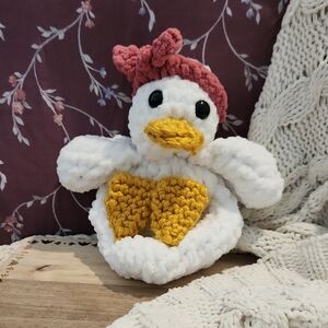 Handmade Crochet Floppy Lovie Duck
